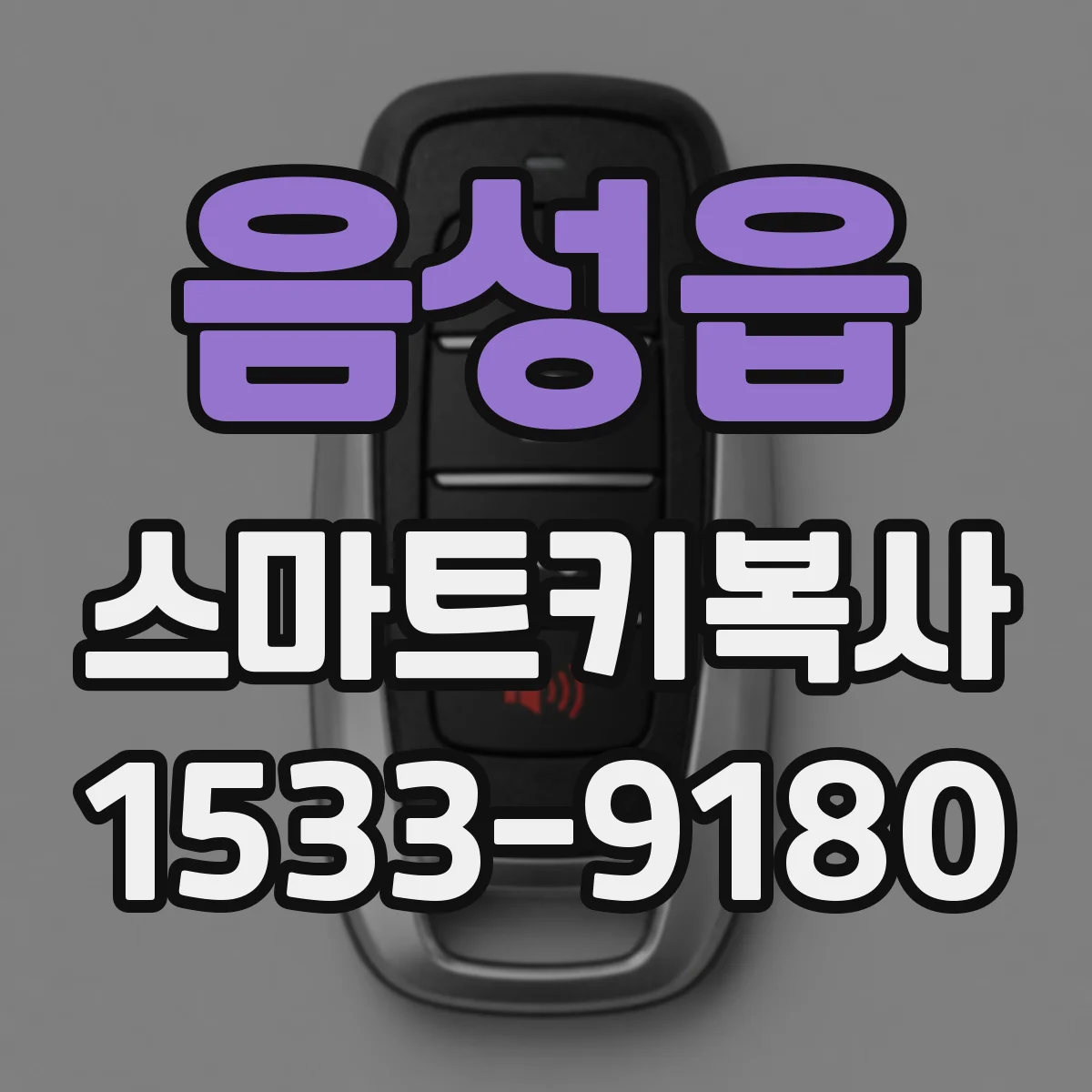 음성읍 스마트키복사