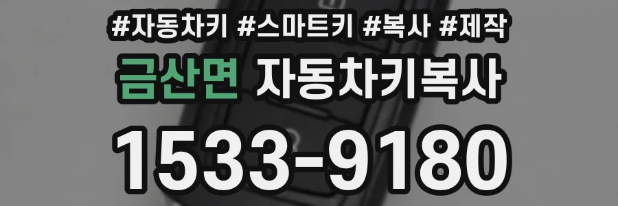 금산면 자동차키복사
