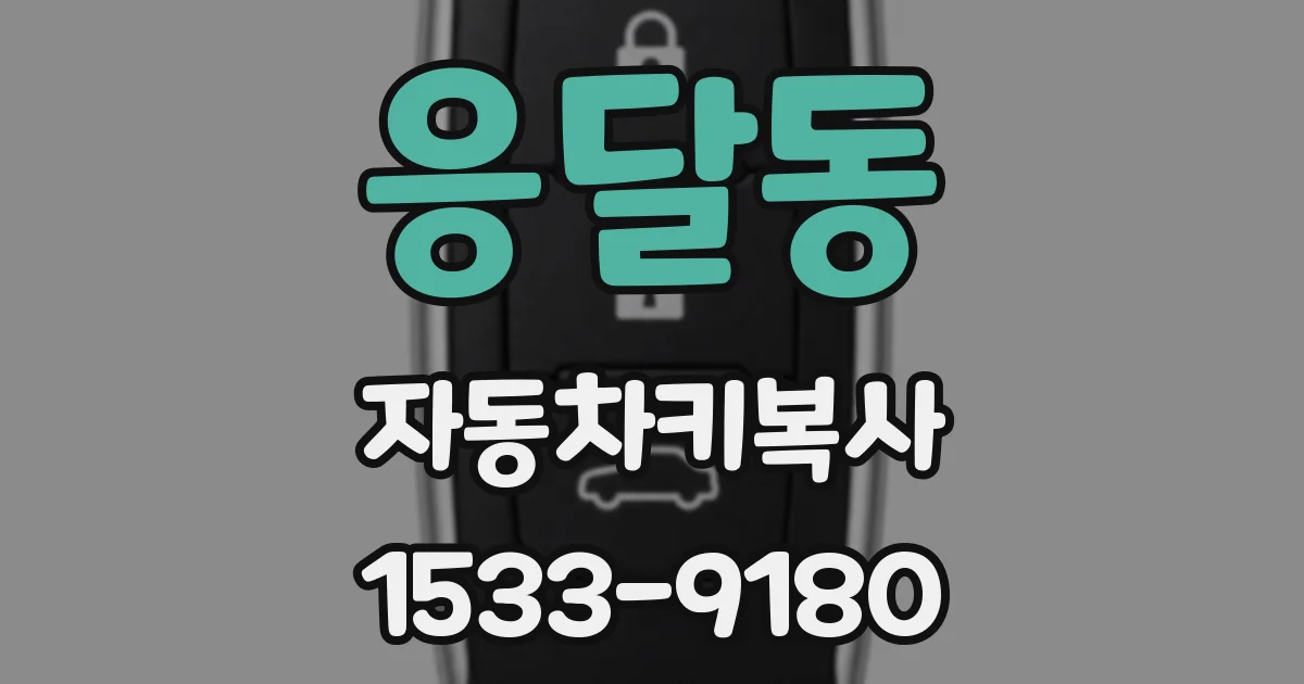응달동 자동차키복사