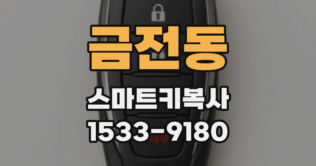 금전동 스마트키복사