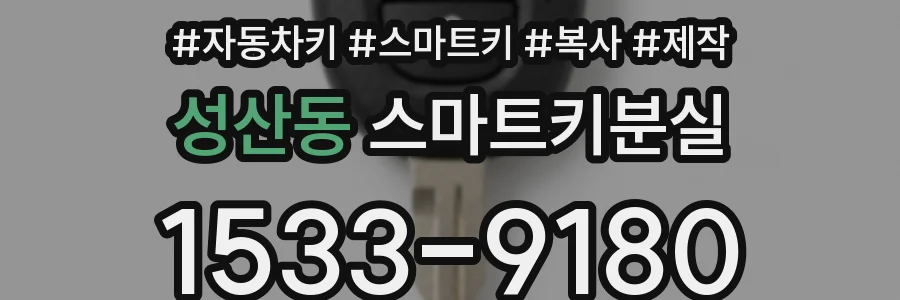 성산동 스마트키분실