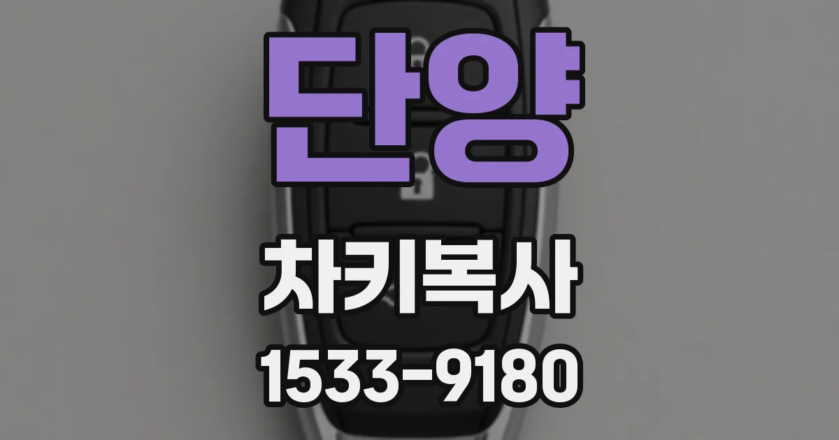 단양 차키복사