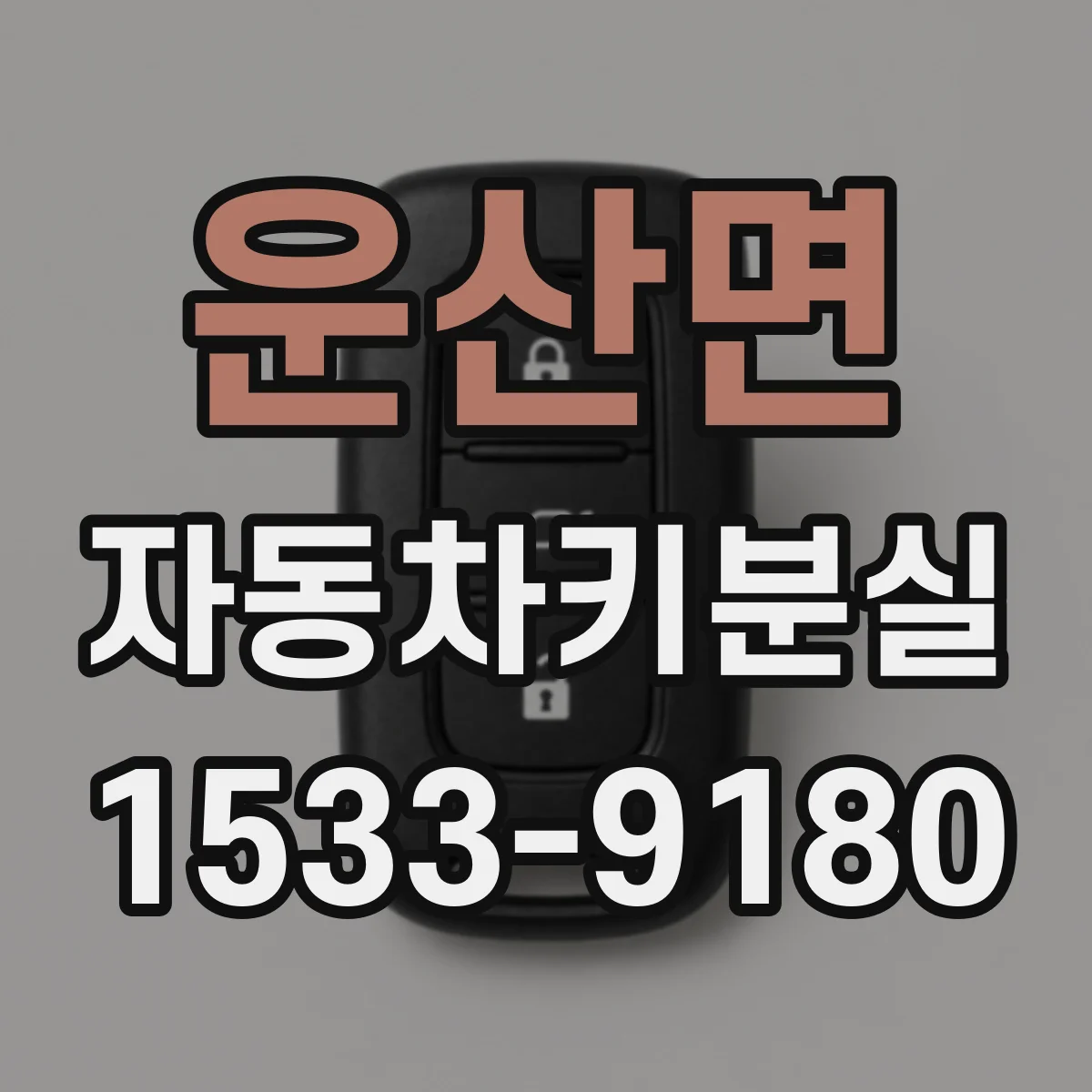 운산면 자동차키분실
