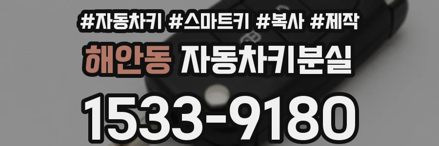 해안동 자동차키분실