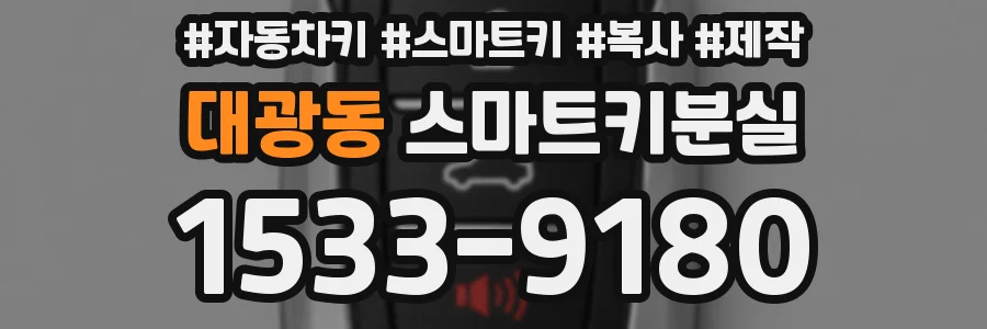 대광동 스마트키분실