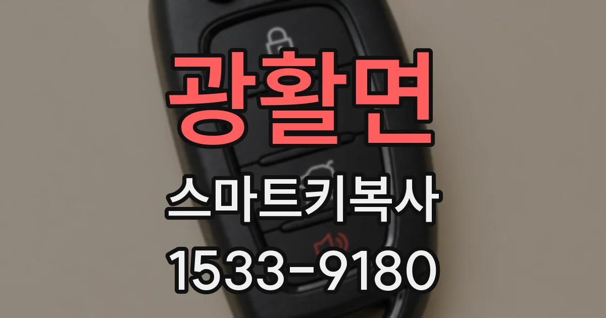 광활면 스마트키복사