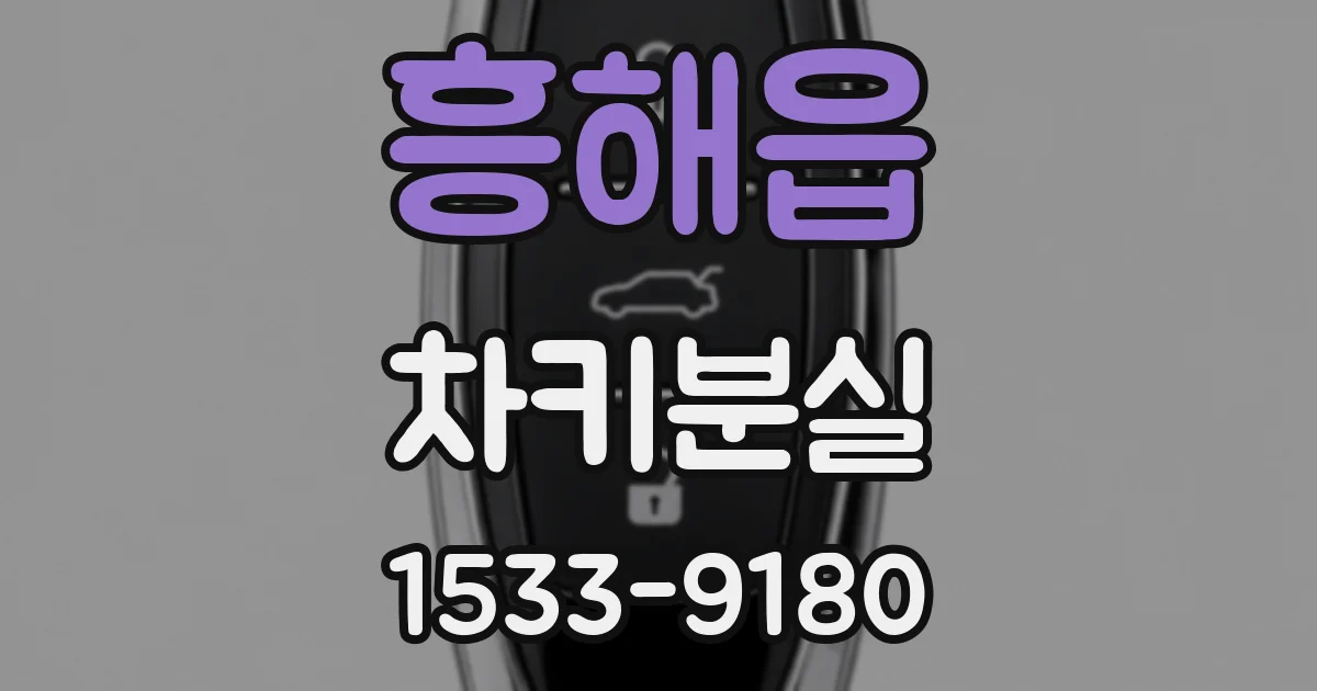 흥해읍 차키분실