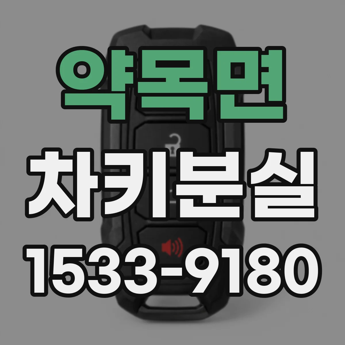 약목면 차키분실