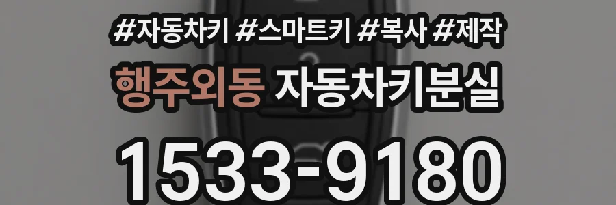 행주외동 자동차키분실