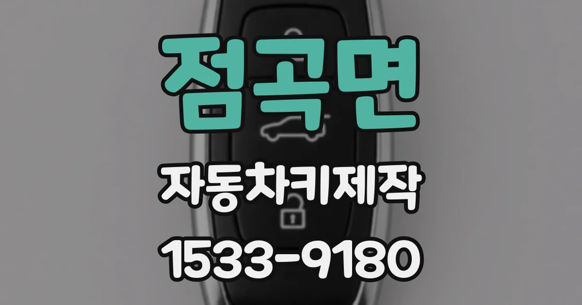 점곡면 자동차키제작