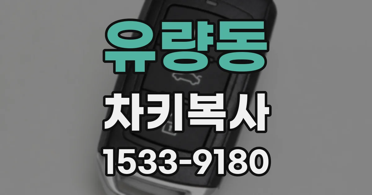 유량동 차키복사