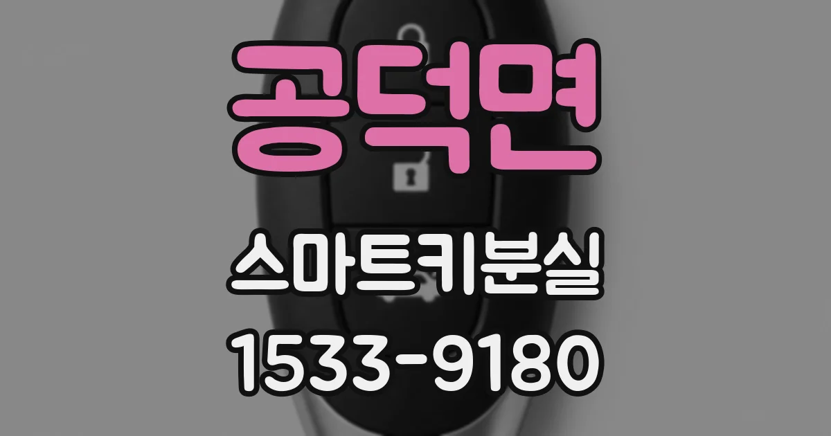 공덕면 스마트키분실