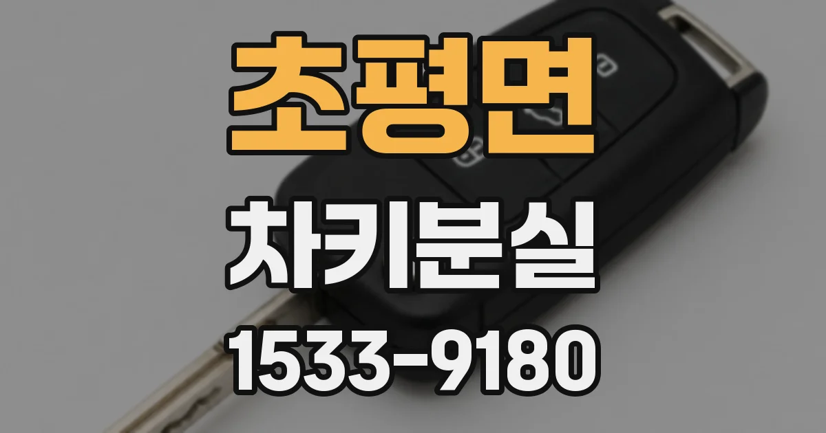 초평면 차키분실