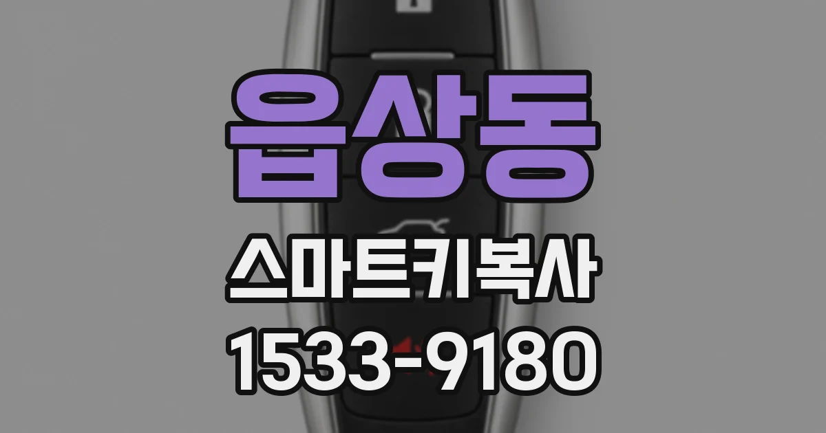 읍상동 스마트키복사