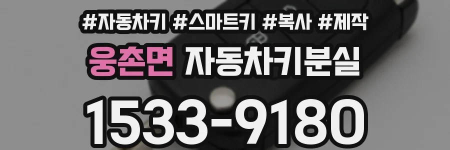 웅촌면 자동차키분실
