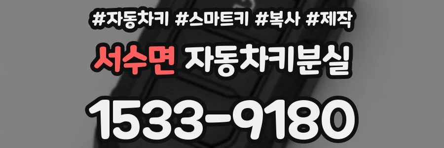 서수면 자동차키분실