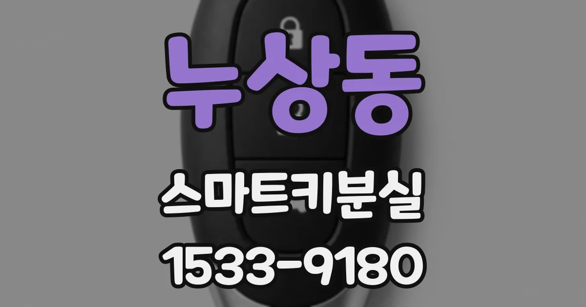 누상동 스마트키분실