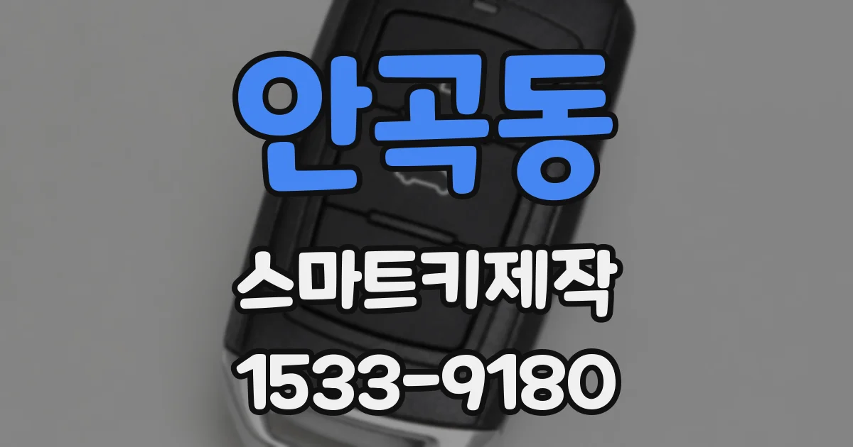 안곡동 스마트키제작