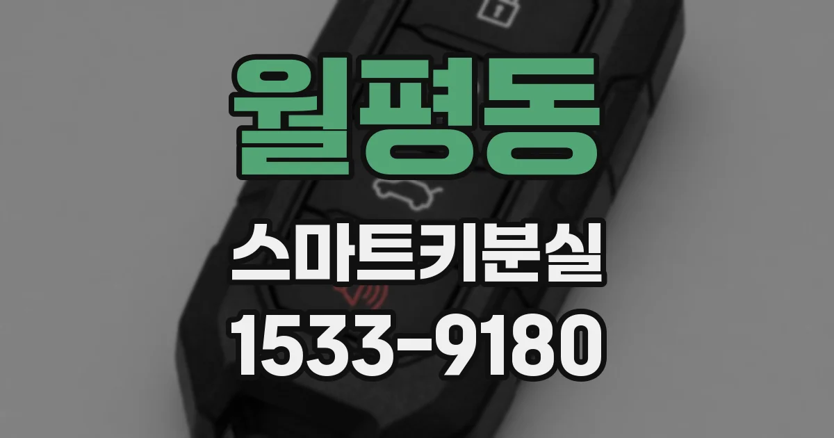 월평동 스마트키분실
