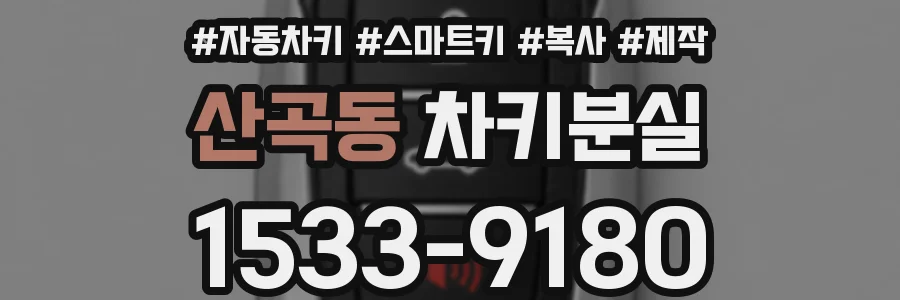 산곡동 차키분실