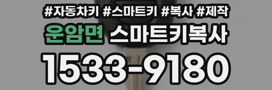 운암면 스마트키복사