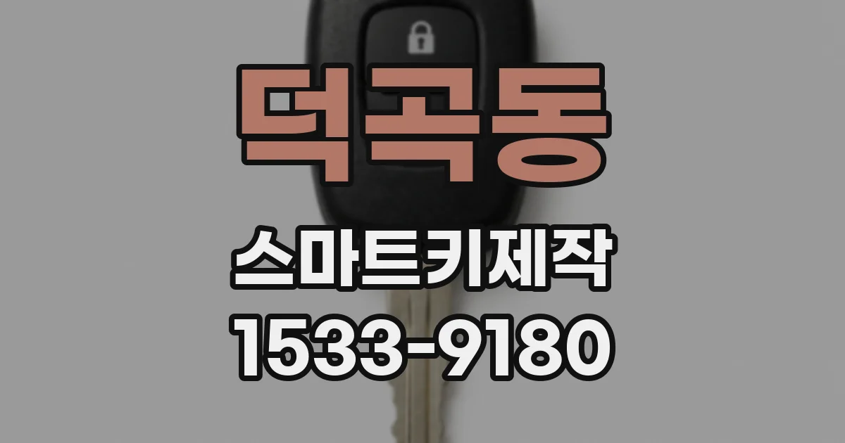 덕곡동 스마트키제작
