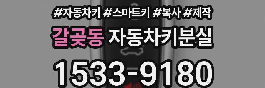 갈곶동 자동차키분실
