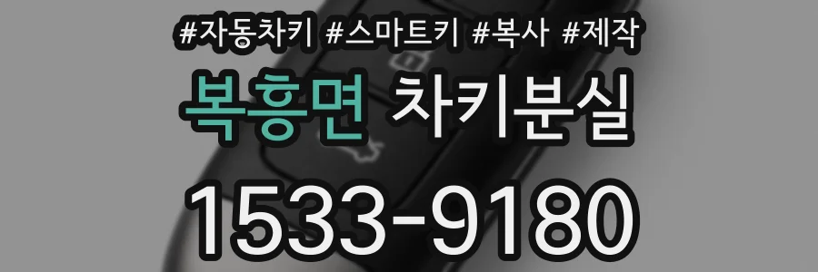 복흥면 차키분실