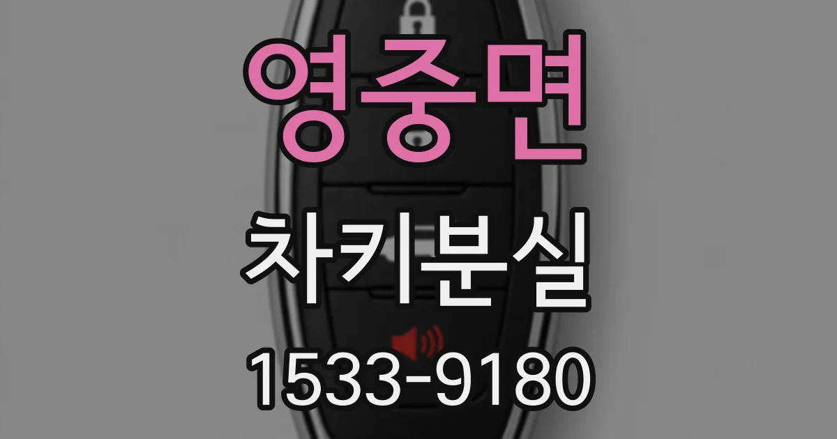영중면 차키분실