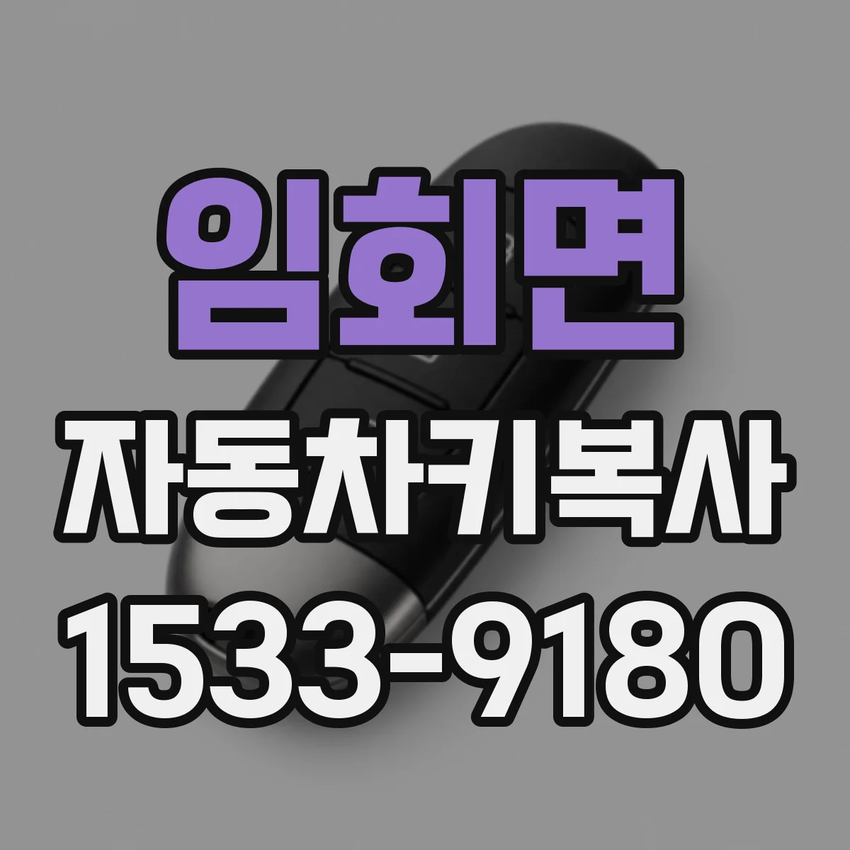 임회면 자동차키복사