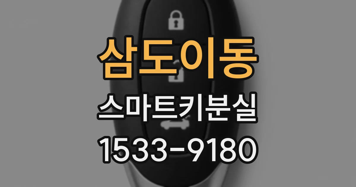 삼도이동 스마트키분실