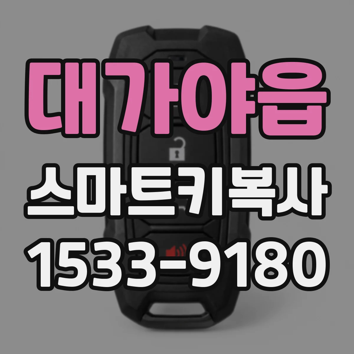 대가야읍 스마트키복사