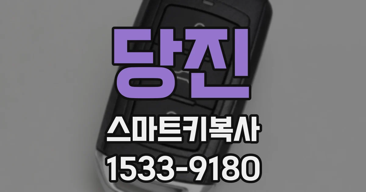 당진 스마트키복사