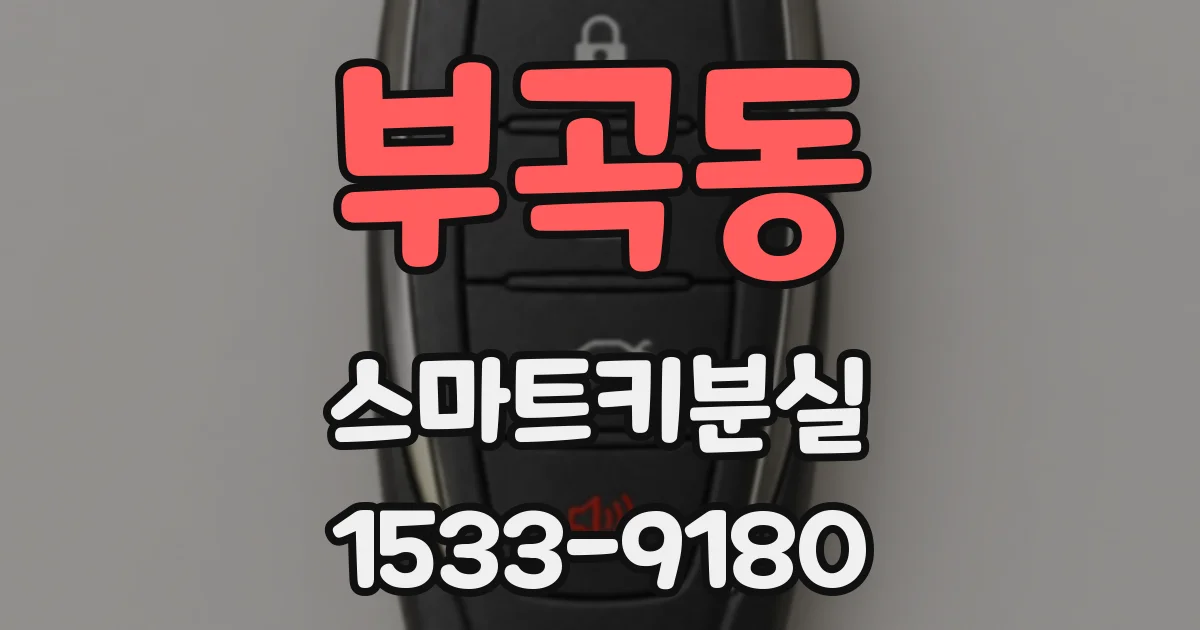 부곡동 스마트키분실