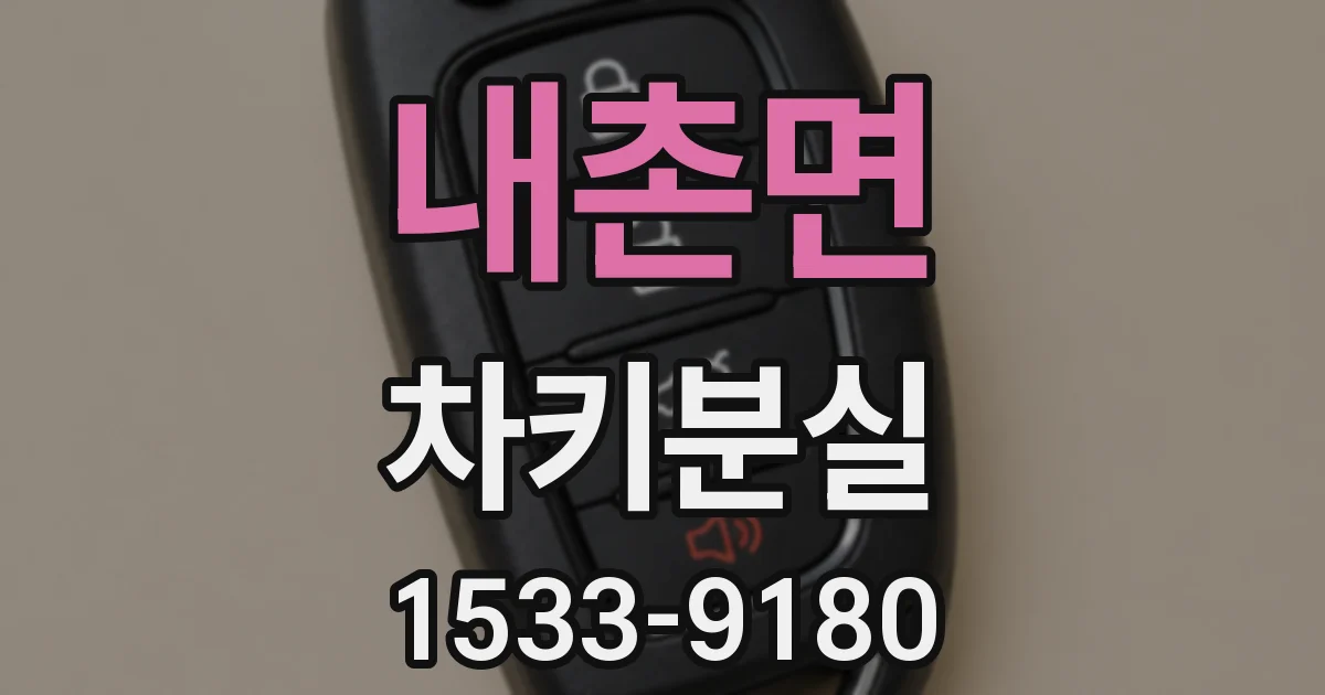 내촌면 차키분실