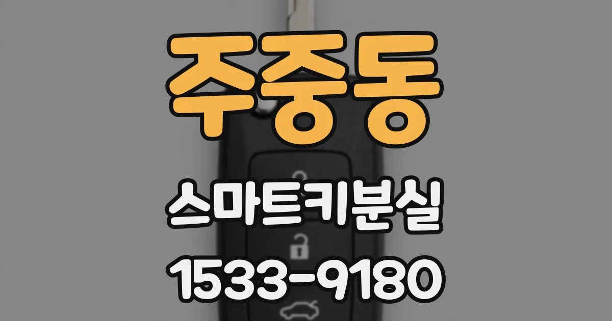 주중동 스마트키분실