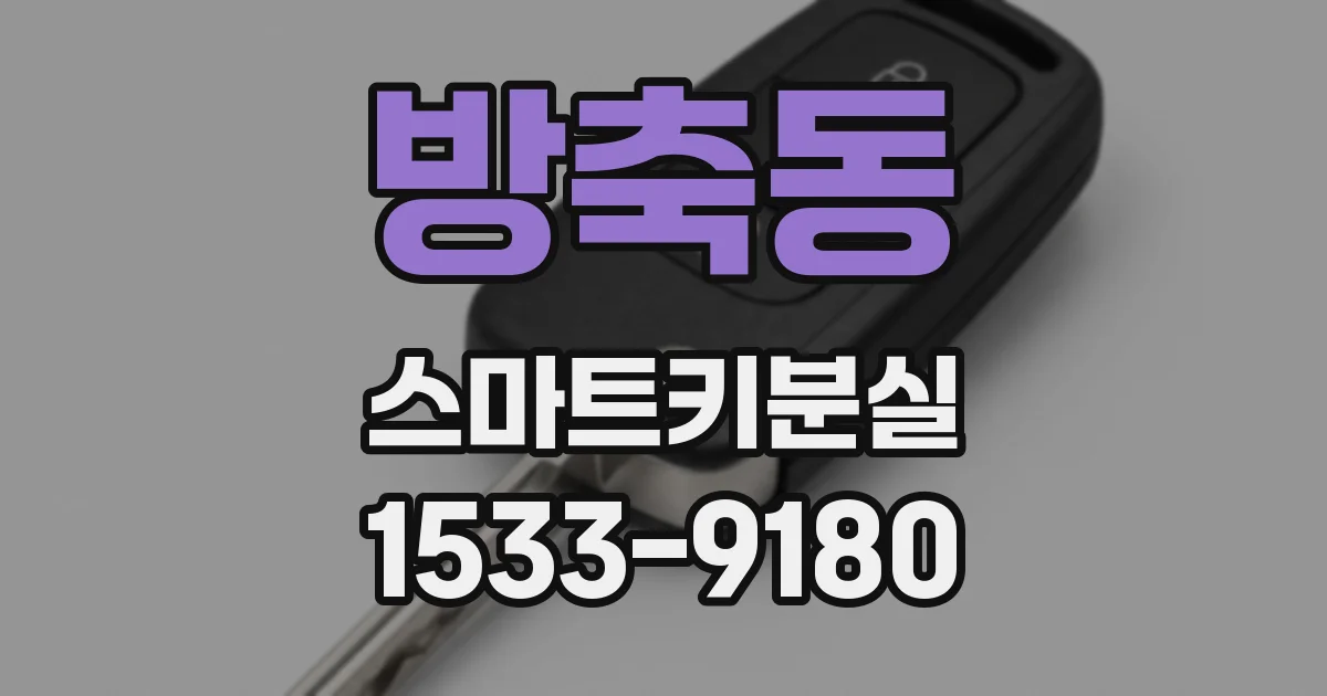 방축동 스마트키분실
