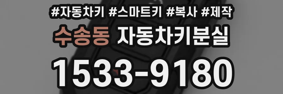 수송동 자동차키분실