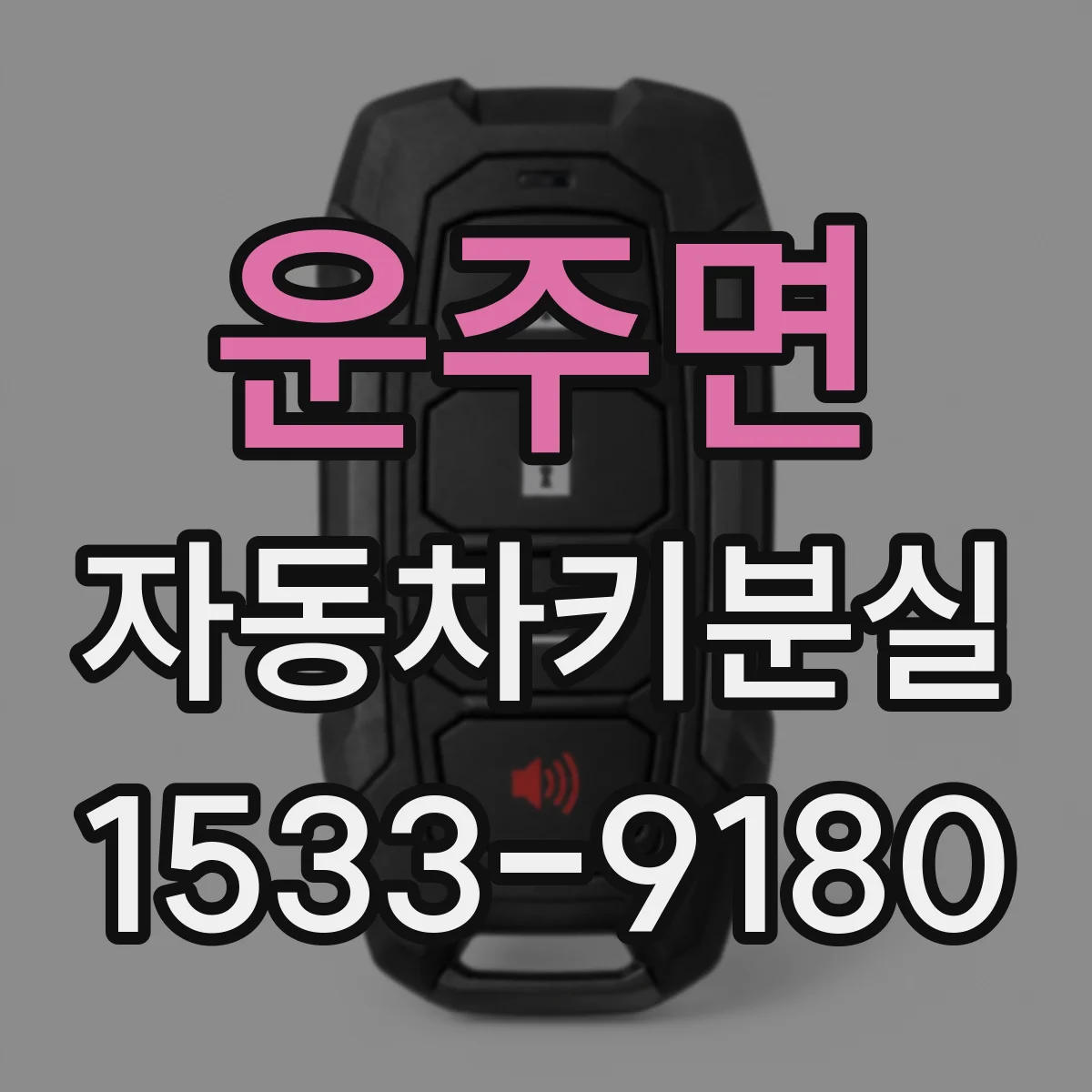 운주면 자동차키분실