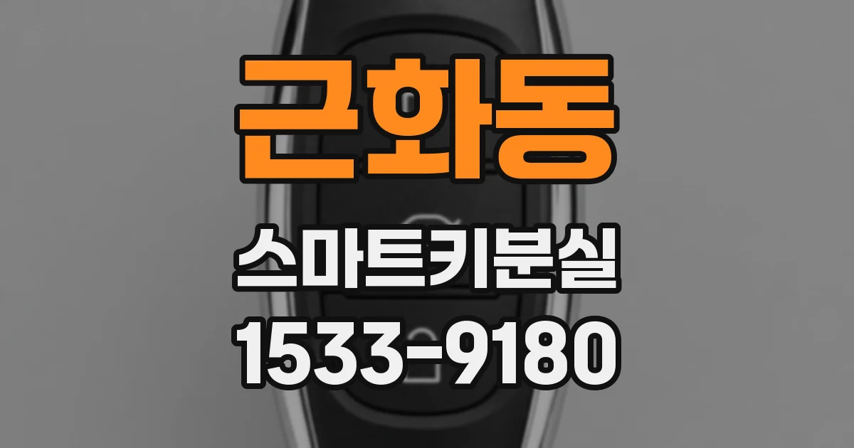 근화동 스마트키분실