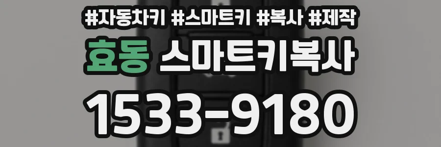 효동 스마트키복사
