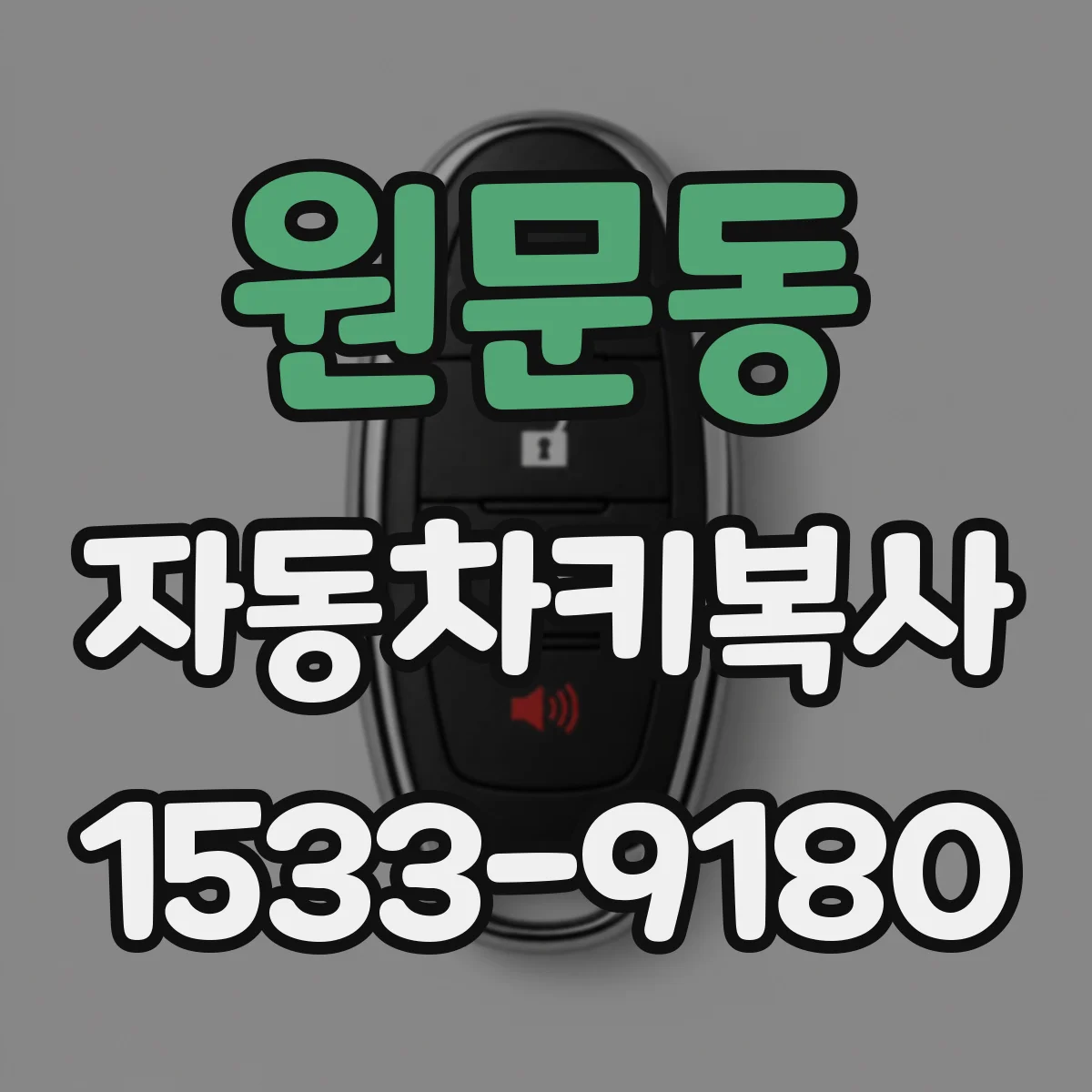 원문동 자동차키복사