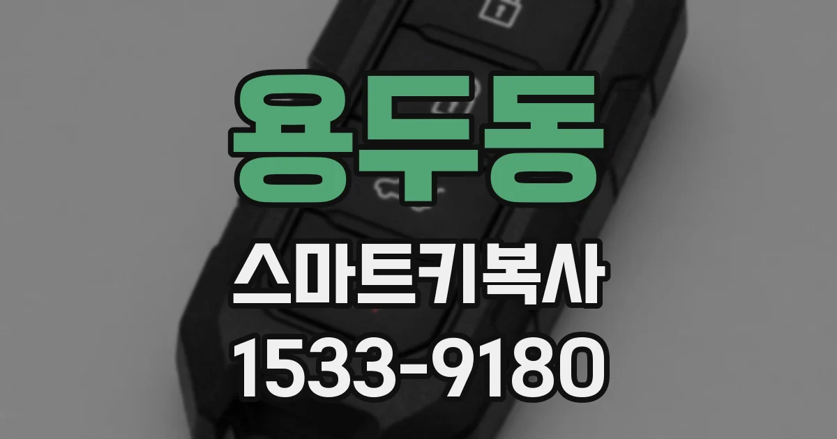 용두동 스마트키복사