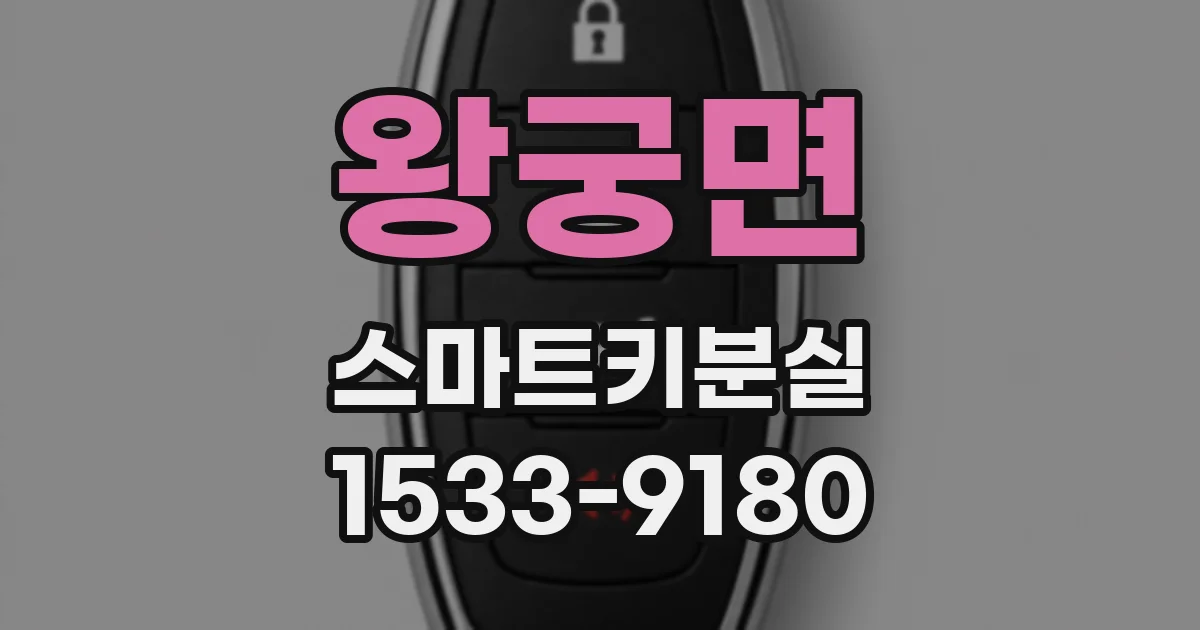 왕궁면 스마트키분실