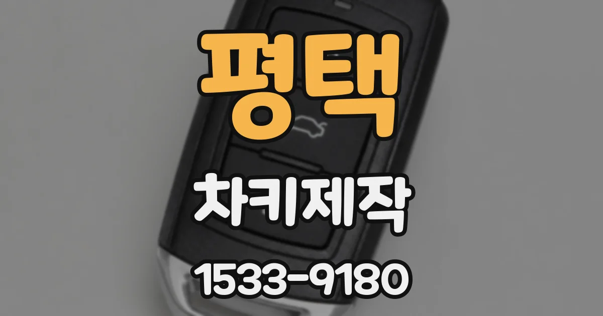 평택 차키제작