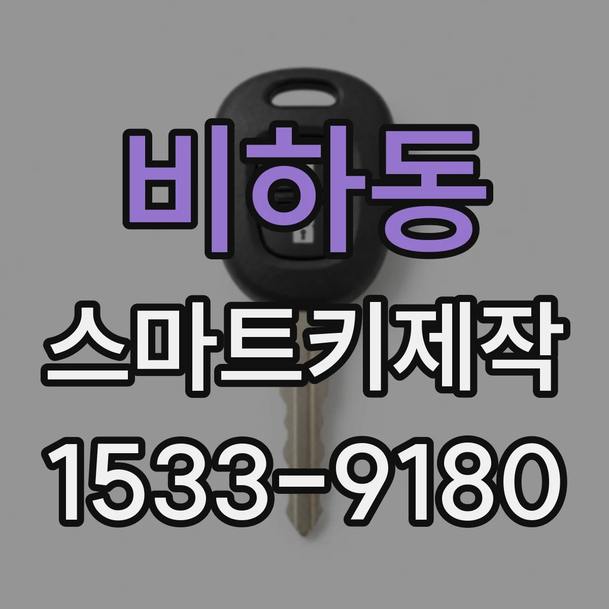 비하동 스마트키제작