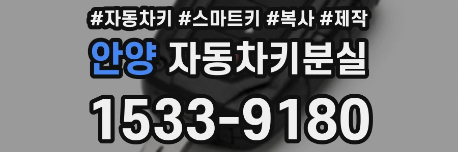 안양 자동차키분실