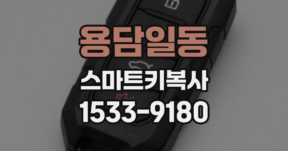 용담일동 스마트키복사
