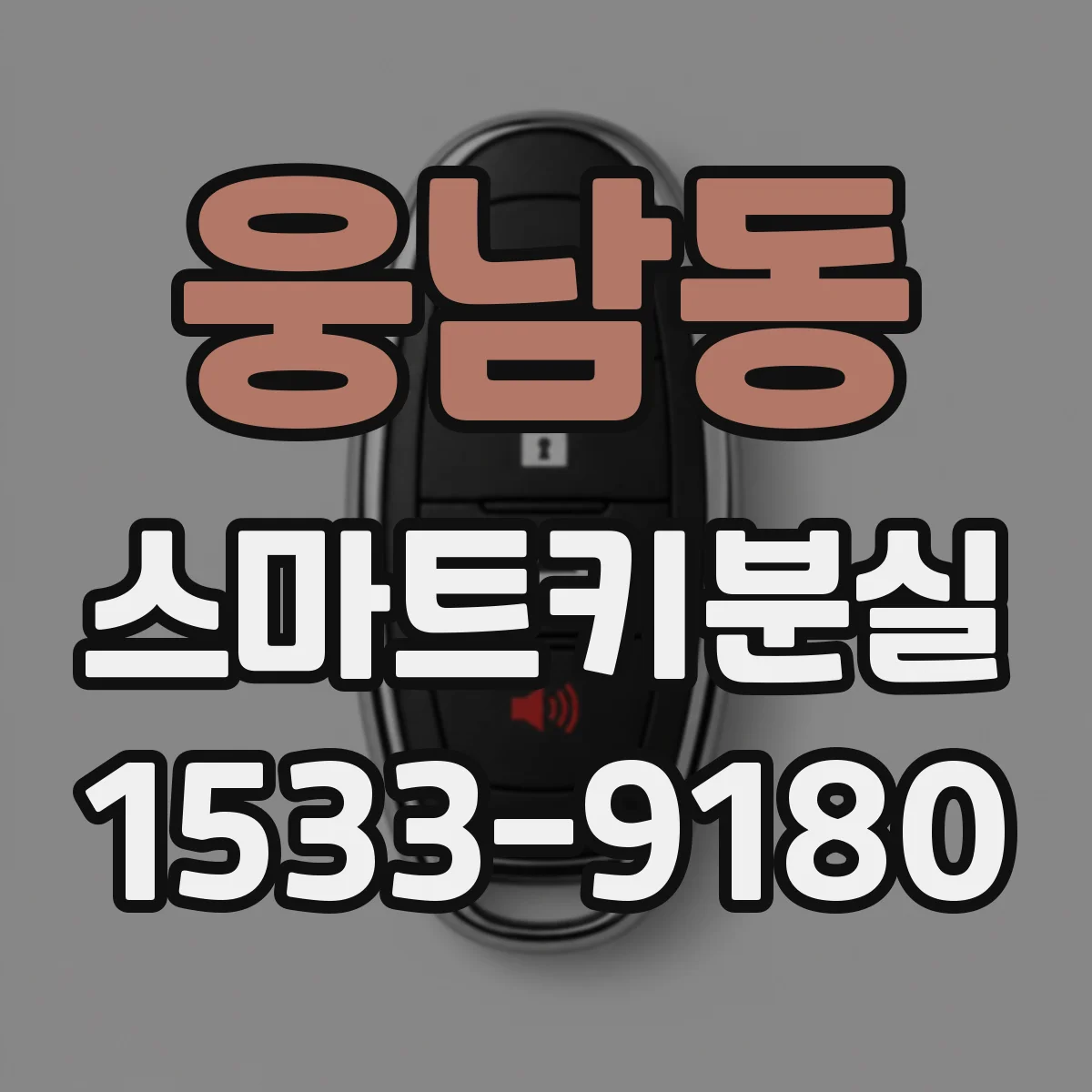 웅남동 스마트키분실
