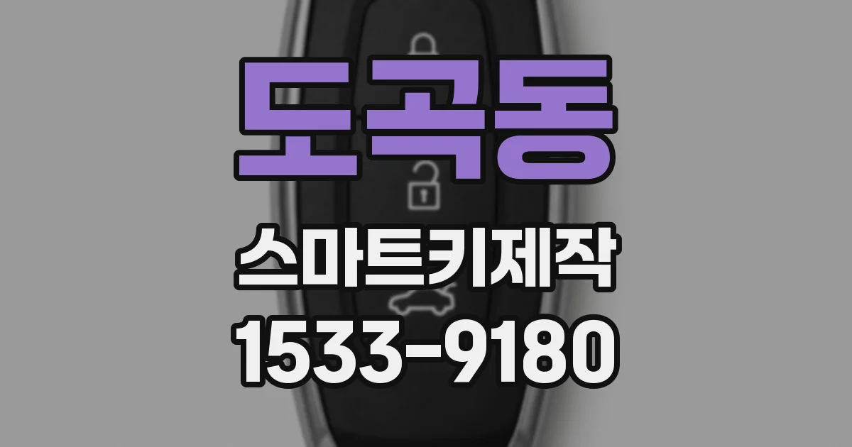 도곡동 스마트키제작